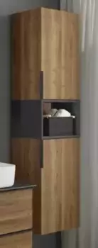 Пенал «Comforty» Штутгарт 40 подвесной дуб тёмно-корчневый универсальный