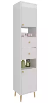 Пенал «Dreja» Luno 35 белый глянцевый правый