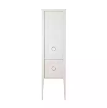 Пенал из массива «Kerama Marazzi» Plaza Classic 45/175 белый матовый (с эффектом открытой поры) правый