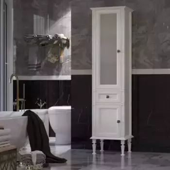 Пенал из массива «Opadiris» Кантара 46 слоновая кость левый