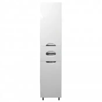 Пенал «Loranto» Стиль 40 с корзиной белый правый