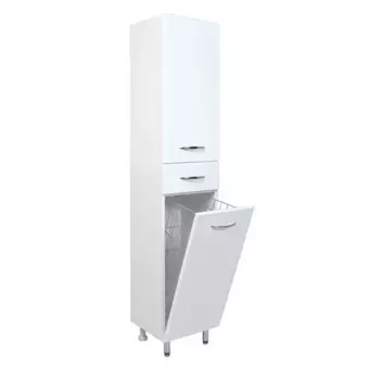 Пенал «Onika» Модерн 40.17 с корзиной белый левый