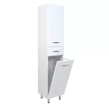 Пенал «Onika» Модерн 40.17 с корзиной белый правый