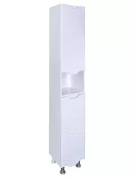 Пенал «Runo» Стиль 30 с корзиной белый правый