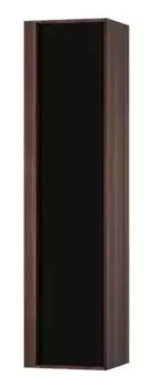 Пенал «Vitra» Metropole 40 подвесной чёрный/сливовое дерево правый