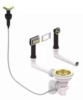 Перелив для мойки «Alveus» Monarch Waste 114 - POP-UP GOLD 1144850 золото