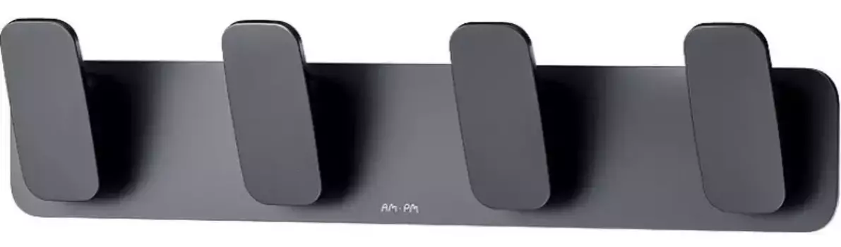 Планка с крючками «Am.Pm» Inspire V2.0 A50A35922 на стену чёрный матовый