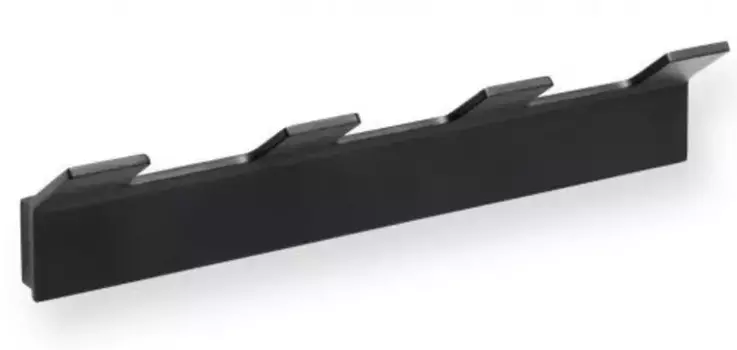 Планка с крючками «Bemeta» Nero 135105210 на стену чёрный