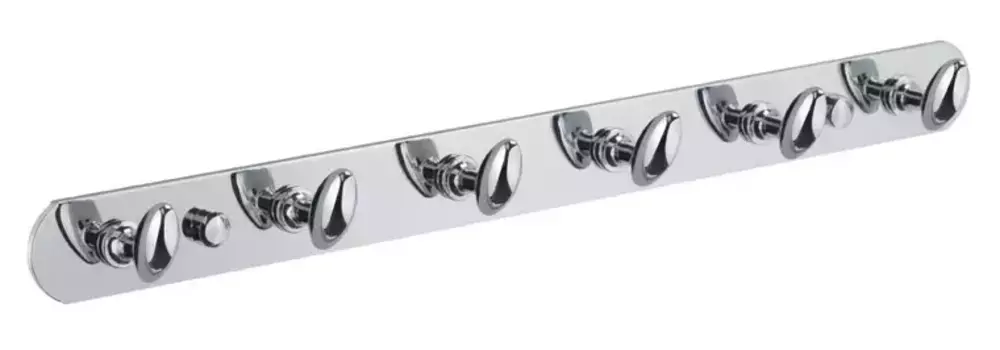 Планка с крючками «Fixsen» Equipment FX-1416 на стену хром