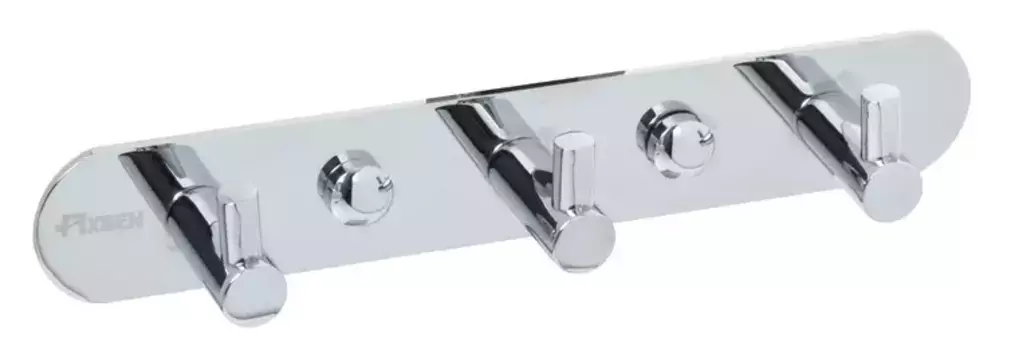 Планка с крючками «Fixsen» Hotel FX-31005-3 на стену хром