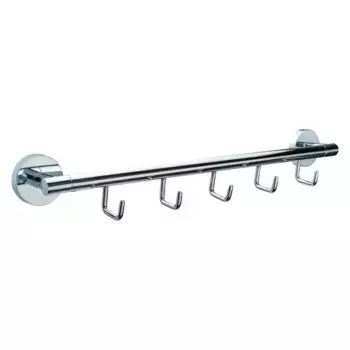 Планка с крючками «Fora» Long L049 40см на стену хром