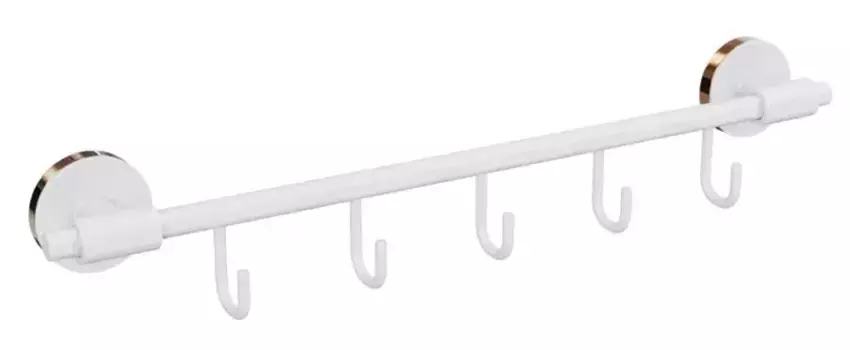 Планка с крючками «Fora» Lord FOR-LORD049WT на стену белый