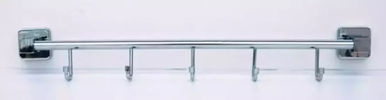 Планка с крючками «Rainbowl» 205 на стену хром