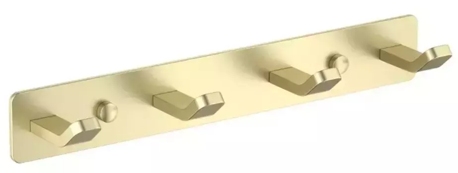 Планка с крючками «Schein» Klimt 9214BG на стену матовое золото