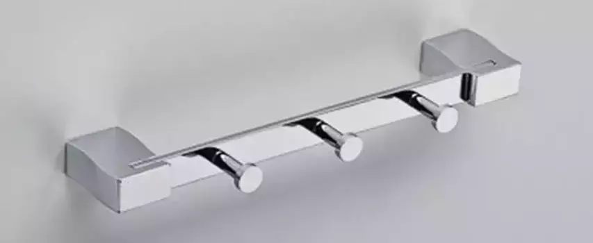 Планка с крючками «Schein» Swing 321*3B2 на стену хром