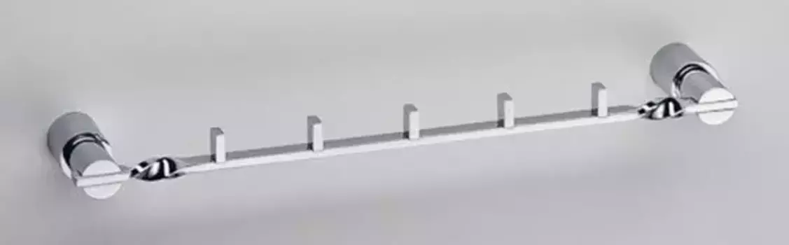 Планка с крючками «Schein» Van-Gogh 051*5B на стену хром