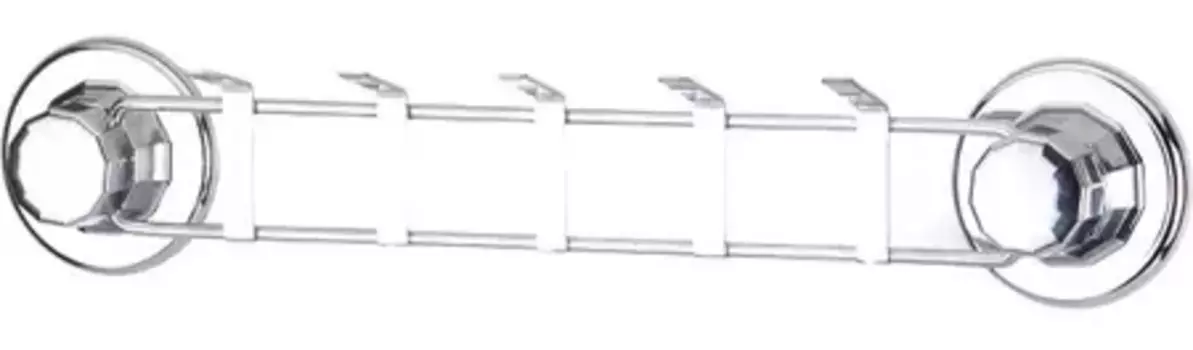 Планка с крючками «Tekno-tel» DM281 на стену хром