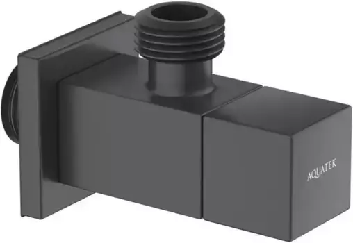 Подключение для душевого шланга «Акватек» AQ2453MB чёрное матовое