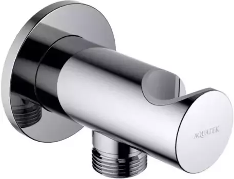 Подключение для душевого шланга «Акватек» AQ2464CR с держателем для лейки хром