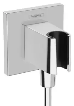 Подключение для душевого шланга «Hansgrohe» Fixfit E 26889000 с держателем для лейки хром