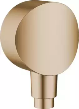 Подключение для душевого шланга «Hansgrohe» Fixfit S 26453140 шлифованная бронза