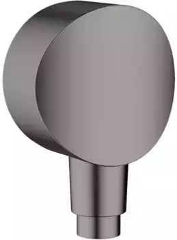 Подключение для душевого шланга «Hansgrohe» шлифованный чёрный хром
