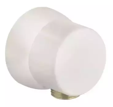 Подключение для душевого шланга «Kludi» Sirena 630614300 с защитой от обратного тока воды белое