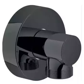 Подключение для душевого шланга «Nobili» чёрное