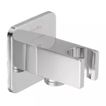 Подключение для душевого шланга «Swedbe» Platta 5504 с держателем для лейки хром