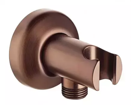 Подключение для душевого шланга «Swedbe» Terracotta 2559 с держателем для лейки тёмная бронза