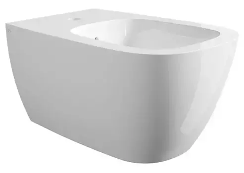 Подвесное биде «Alice» Wunder 45010101SET белое глянцевое