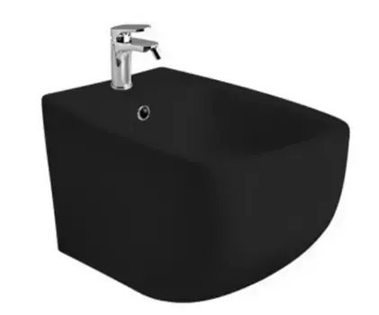 Подвесное биде «Axa» White Jam 3312807 черное матовое