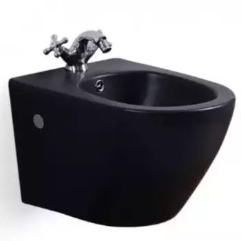 Подвесное биде «Timo» Kulo TK-404 MB черное матовое без крышки