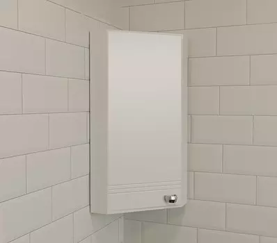 Подвесной шкаф «Marka One» Story 43П подвесной угловой белый левый