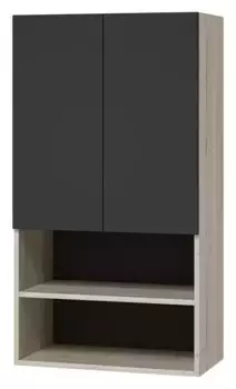 Подвесной шкаф «Misty» Поло 60 над стиральной машиной подвесной антрацит/дуб Галифакс белый универсальный