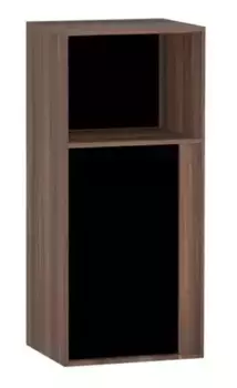 Подвесной шкаф «Vitra» Metropole 40 подвесной чёрный/сливовое дерево левый