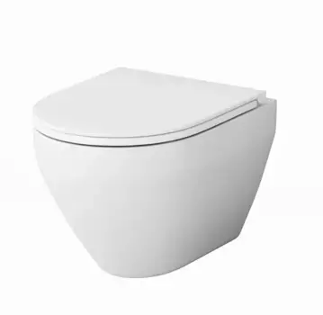 Подвесной унитаз безободковый «AM.PM Plus» Spirit V2.0 Plus C701700BWH белый без сиденья