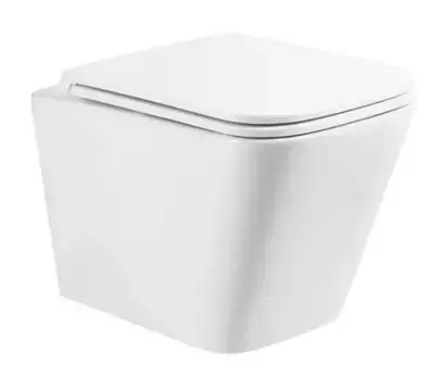 Подвесной унитаз безободковый «Belbagno» Ardente-R BB520CHR/BB2312SC белый с сиденьем дюропласт с микролифтом белое