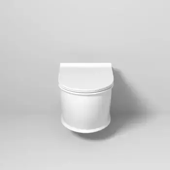 Подвесной унитаз безободковый «Grossman» GR-4482MS белый матовый с сиденьем дюропласт с микролифтом