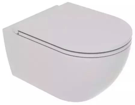 Подвесной унитаз безободковый «GSG» Like LKWCSO019 (LKCOPRSLTICR019) Nuvola matt с сиденьем с микролифтом