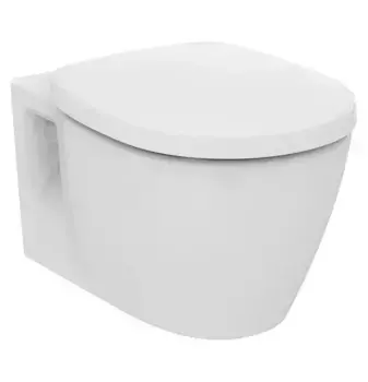 Подвесной унитаз безободковый «Ideal Standard» Connect E814901 (E712801) белый с сиденьем дюропласт белое