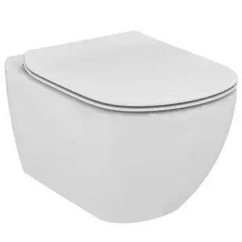 Подвесной унитаз безободковый «Ideal Standard» Tesi T007901 (T352801) белый с сиденьем дюропласт белое