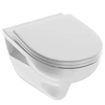 Подвесной унитаз безободковый «Kerama Marazzi» XPRO.WC.02/XPRO.SEAT.02\WHT белый с сиденьем дюропласт с микролифтом белое