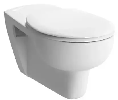 Подвесной унитаз безободковый «Vitra» Conforma 5810B003-6234 белый с сиденьем дюропласт белое