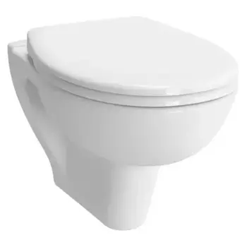 Подвесной унитаз безободковый «Vitra» S20 7741B003-0075 (S20 800-003-009) белый с сиденьем дюропласт с микролифтом белое