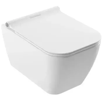 Подвесной унитаз «Serel» RT26SL Rita белый с сиденьем дюропласт с микролифтом белое