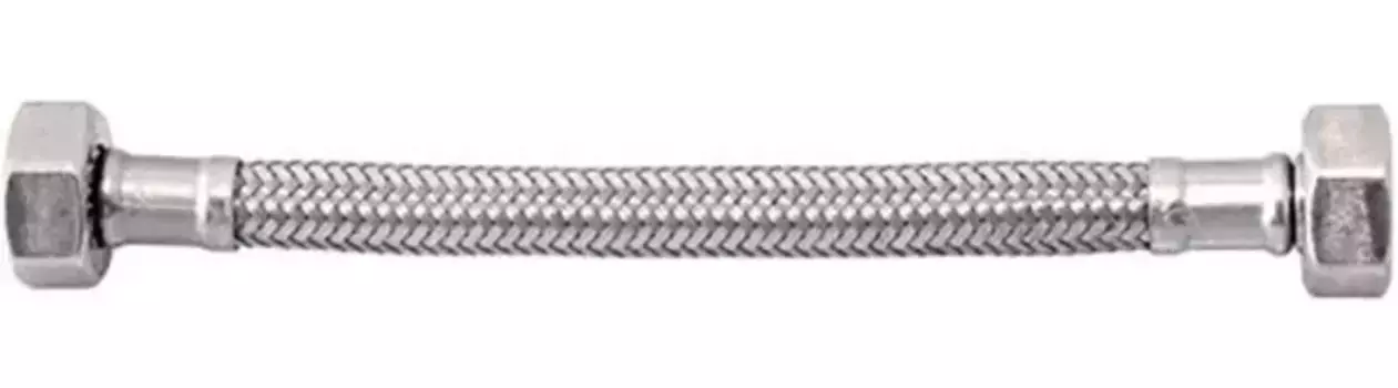Подводка гибкая в нержавеющей оплётке «Remer» DN8 Г1/2"-Г1/2" (1шт.) 150 см