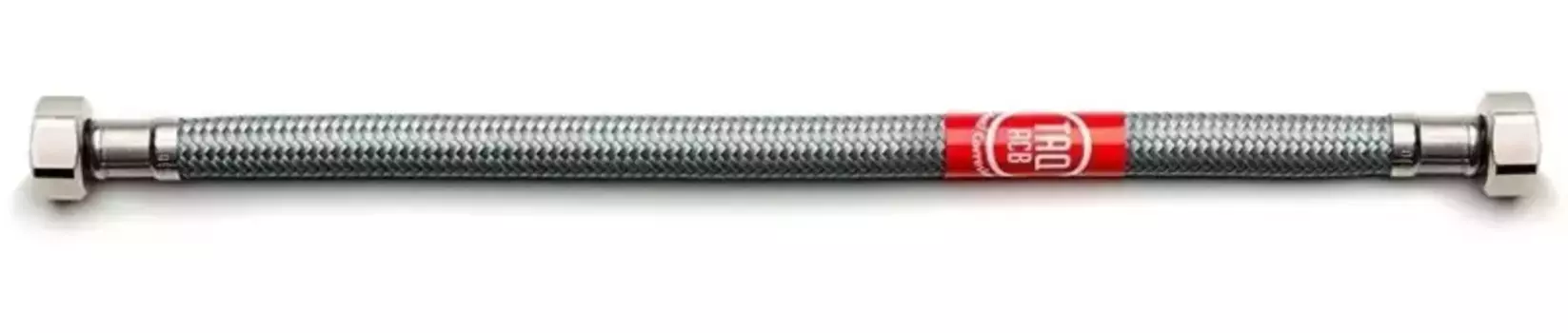 Подводка гибкая в нержавеющей оплётке «Tucai» 0,3 м 1/2"-1/2" Г/Г (1шт.) 30 см