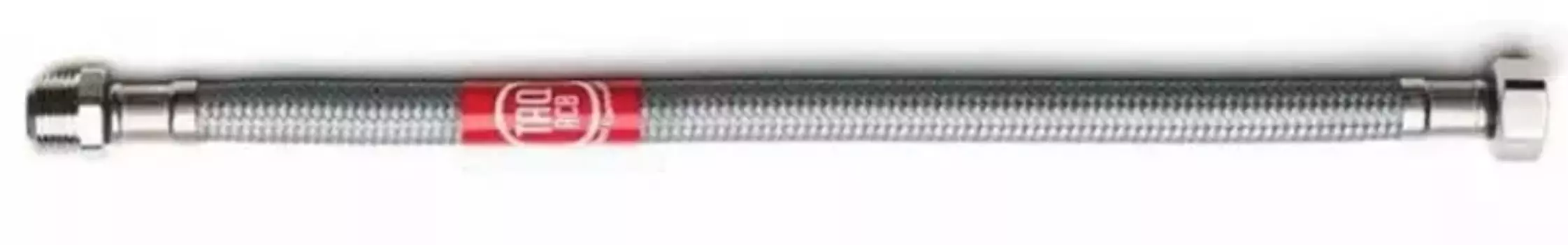 Подводка гибкая в нержавеющей оплётке «Tucai» DN13-1/2"-1/2" Г/ Ш 0.5м повышенной проходимости (1шт.) 50 см