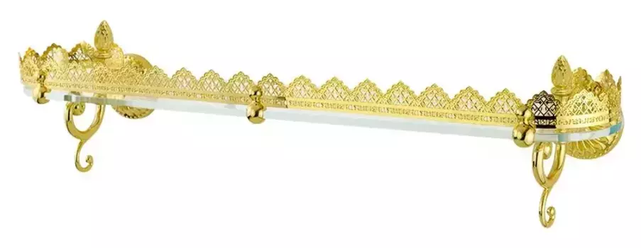 Полка к зеркалу «Migliore» Versailles 32643 на стену золото